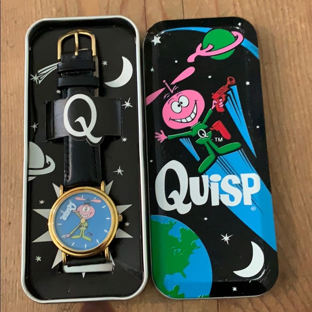Vintage Cuisp watch and metal keepsake box